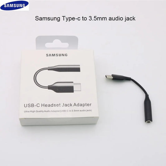 (Pack Of 2 ) Samsung USB-C Type-C to 3.5mm Adapter Headphone Jack Adapter Headset Convert