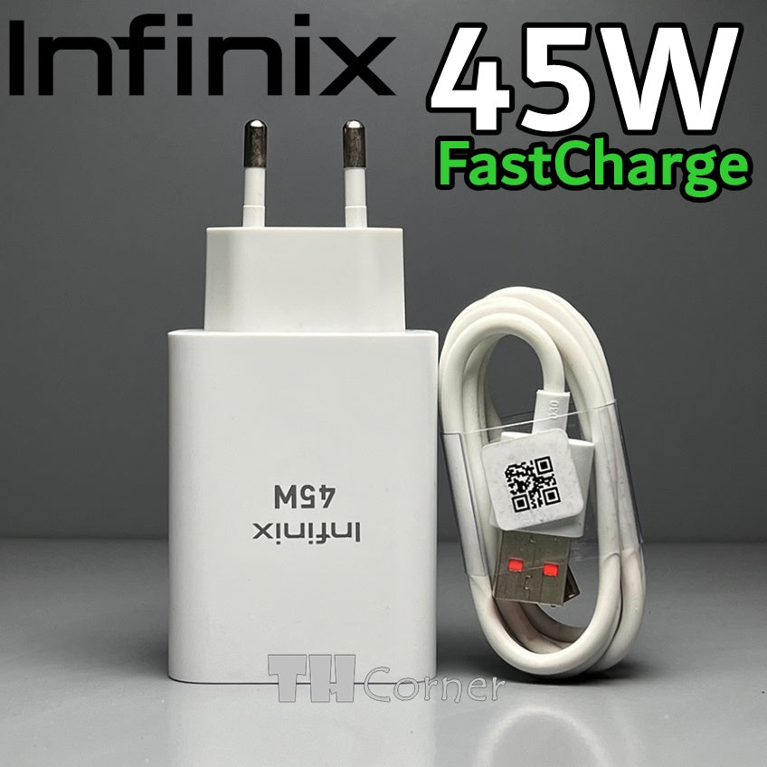 Infinix 45W Original Adapter with Type C cable