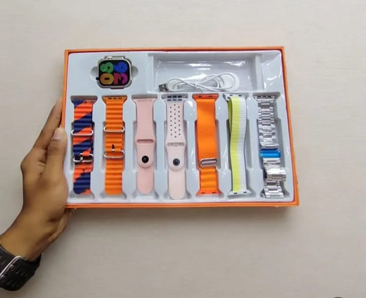 10 in - 1 Gadget Combo | 1 M11 Bluetooth | 1 Smart Watch |7 Belt | 1 Air 13 Earbuds