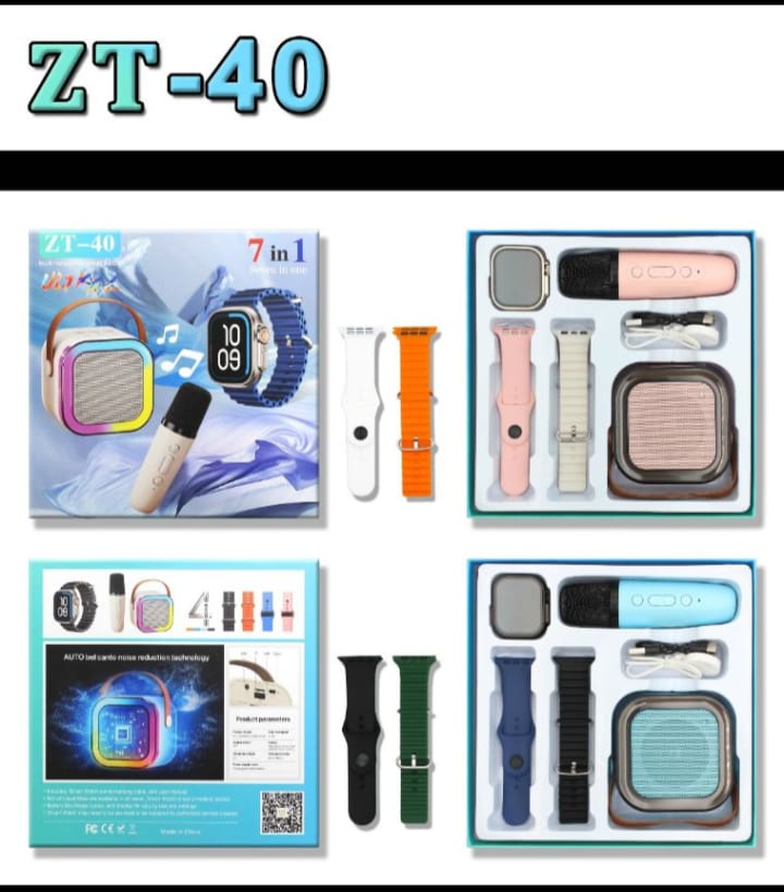 Ultra Smart watch CROWN ZT 40 ( Mic + Speaker + Watch )