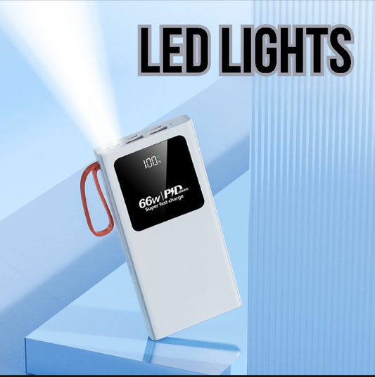 Q131: 10000mAh Portable Charger with 66W SCP & 20W PD