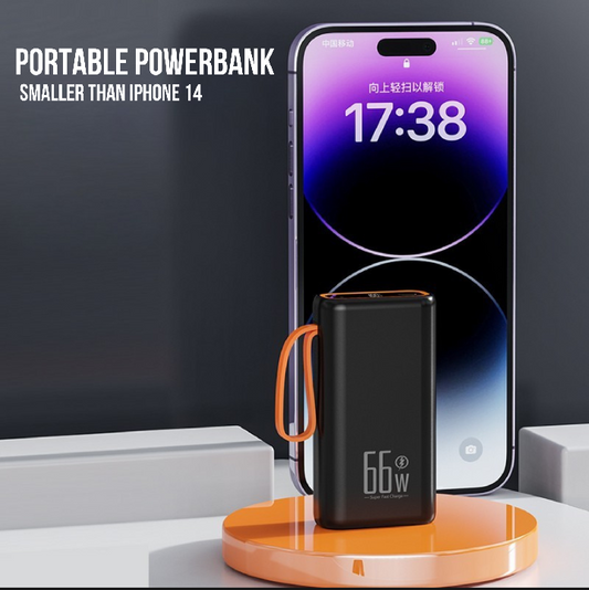 QTech 10000mAh Super Fast Charge Power Bank (66W) - Q135 Series