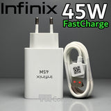 Infinix 45W Original Adapter with Type C cable