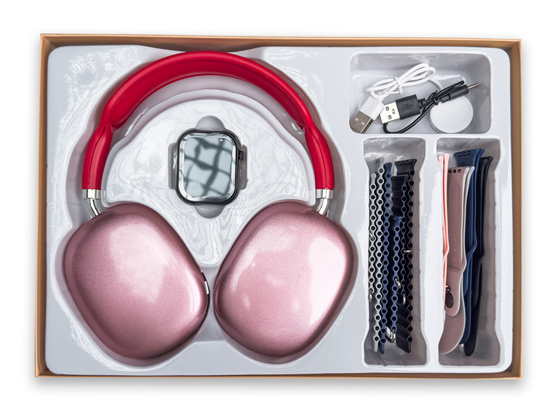 All-in-One Gift Pack (3 Belts + Smartwatch + P9 Headphones)
