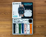 ULTRA 2 CROWN H 59  Smartwatch | 10 in 1 set  | 7 Belt + Airpod +Metal Chain