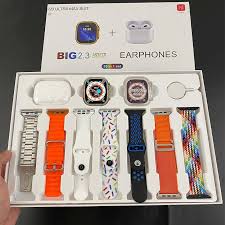 New Ultra Smart watch  & Airpods with 7 Different  belt and Watch case
