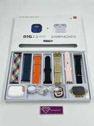 New Ultra Smart watch  & Airpods with 7 Different  belt and Watch case
