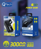 QTech 30000mAh Fast Charging Power Bank (22.5W) - Q134 Series