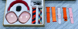 7-in-1 Ultra Smart Combo | Smartwatch, Headphones & 4 Stylish Belts