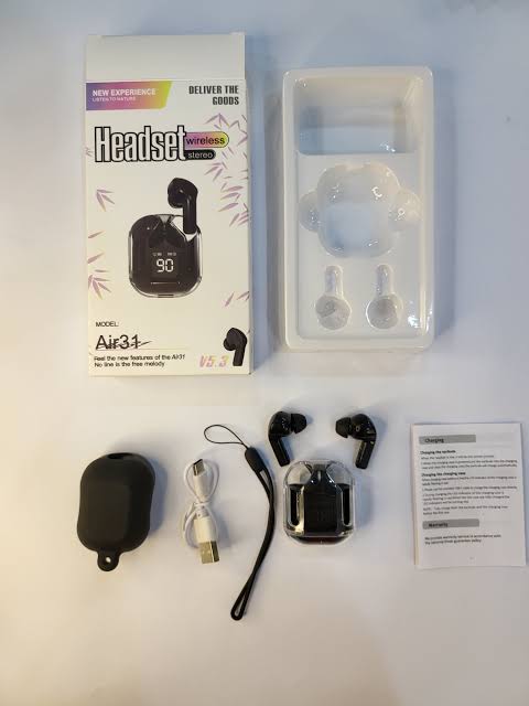 air 31 Wireless Earbuds Battery Display