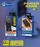 QTech 10000mAh Super Fast Charge Power Bank (66W) - Q135 Series