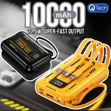 QTech 10000mAh High-Speed Power Bank - Q123 Series