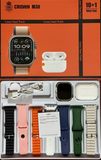 CROWN M 30  Smartwatch | 10 in  1 set  |