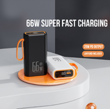QTech 10000mAh Super Fast Charge Power Bank (66W) - Q135 Series