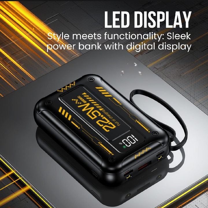 QTech 10000mAh High-Speed Power Bank - Q123 Series