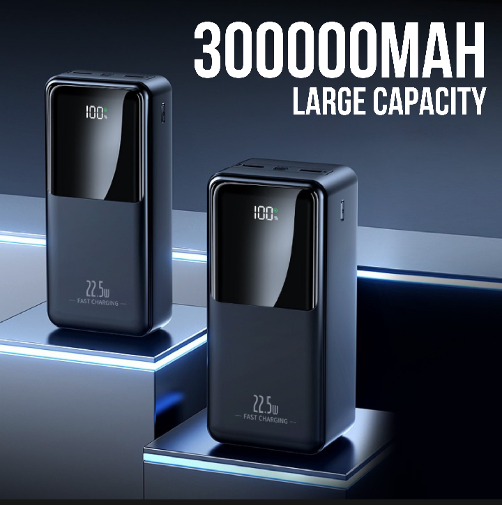 QTech 30000mAh Fast Charging Power Bank (22.5W) - Q134 Series