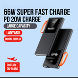 Q131: 10000mAh Portable Charger with 66W SCP & 20W PD