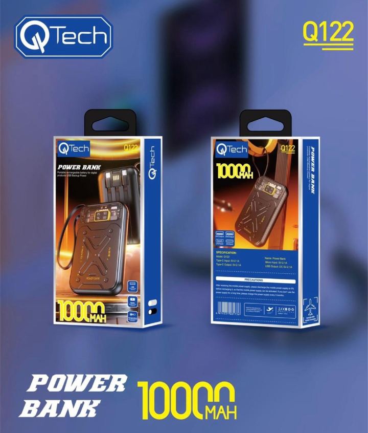 QTech 10000mAh Outdoor Power Bank - Q122 Series